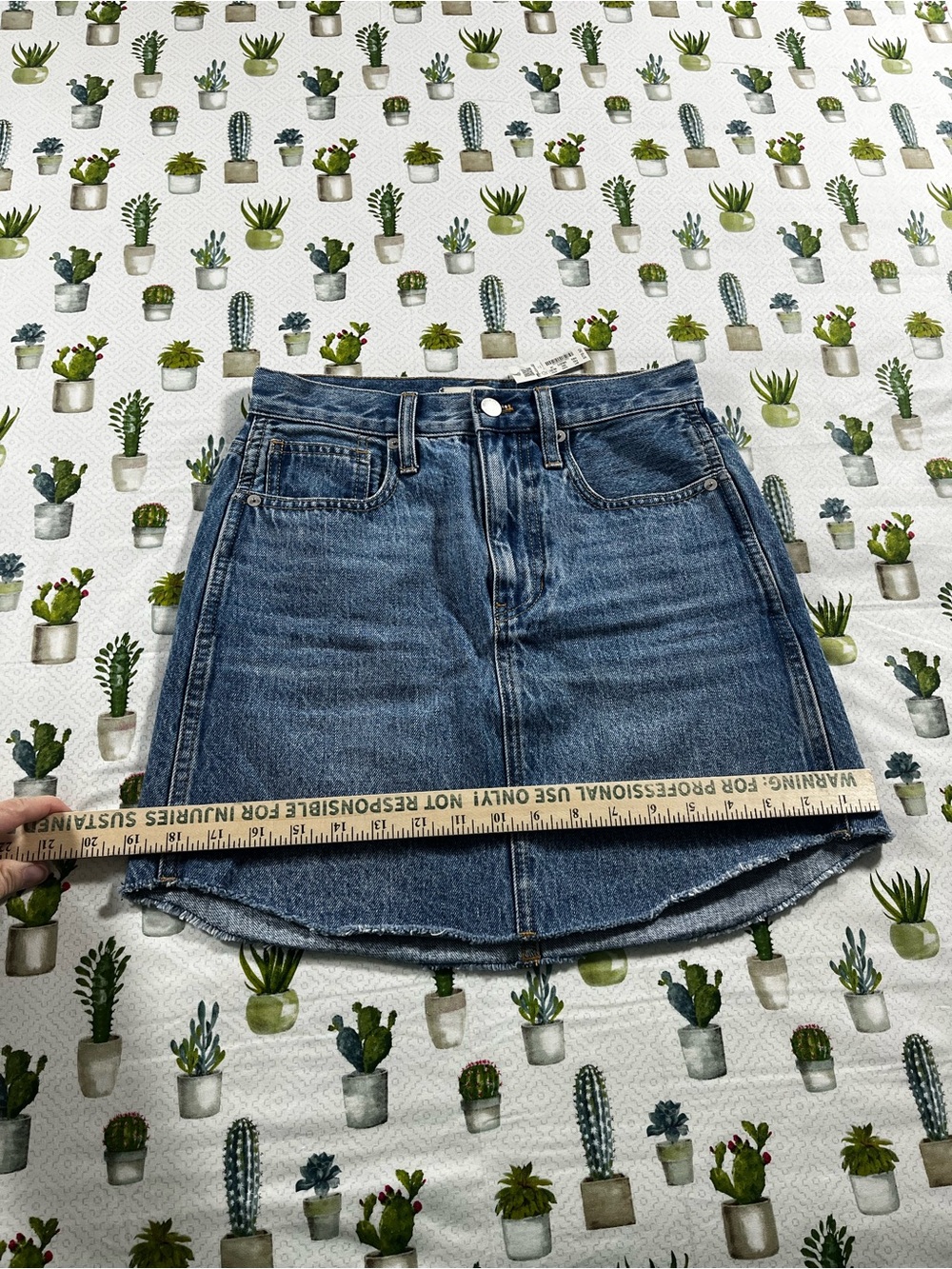Madewell Rigid A-Line Women’s Denim Skirt Size 24 NWT - Picture 6 of 12